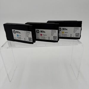 GENUINE 3-PACK HP 951XL C/M/Y Color Ink OFFICEJET PRO  No Box But New Never Used